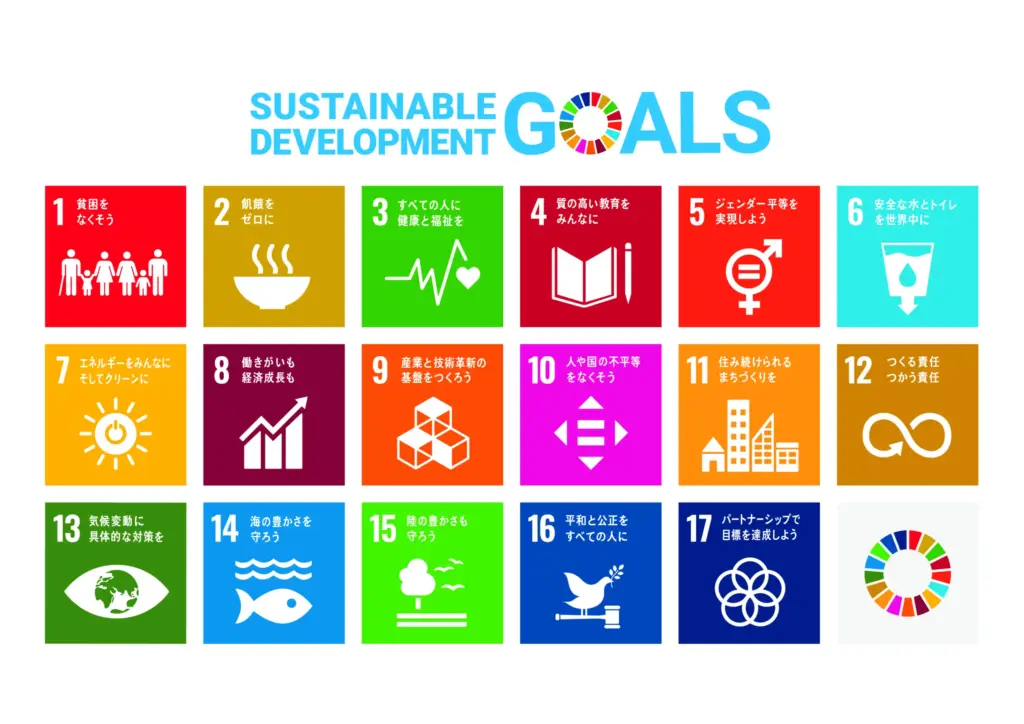 SDGs(持続可能な開発目標)全17目標の公式アイコン一覧